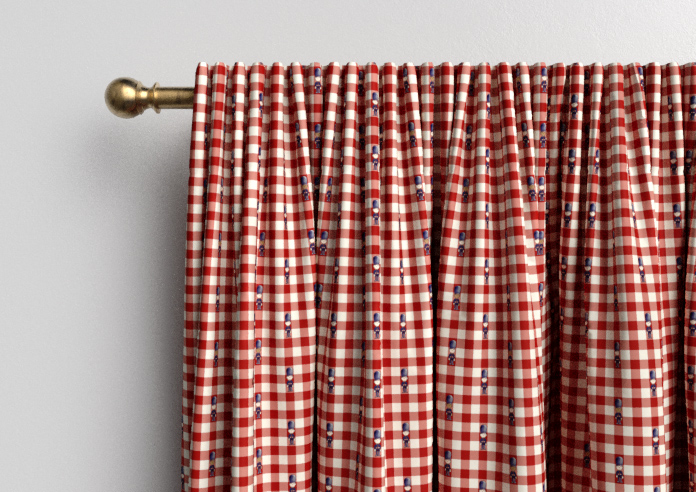 Kings Breakfast, On Guard Kingsmen - Made to Measure Curtains - Image 9